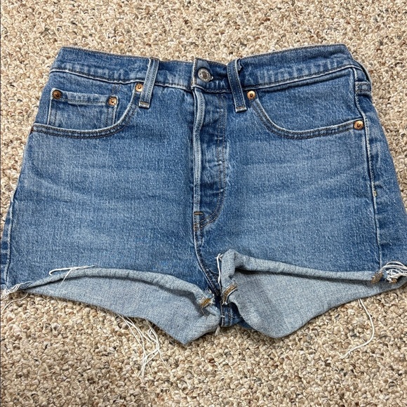 Levi's Pants - Levis 501 Classic Blue Denim Women's Shorts. Size 27